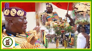 Piaw✌Otumfuo Asantehene Majestically Arrives In A Palanquin For The Last Celebration Of Akwasidae..