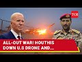 Havoc houthis shoot american mq9 drone down burn uk oil vessel in the red sea