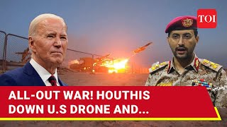 Havoc! Houthis Shoot American MQ9 Drone Down; Burn UK Oil Vessel In The Red Sea