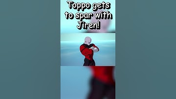Toppo gets to spar with Jiren! IN DRAGONBALL SPARKING ZERO! #shorts