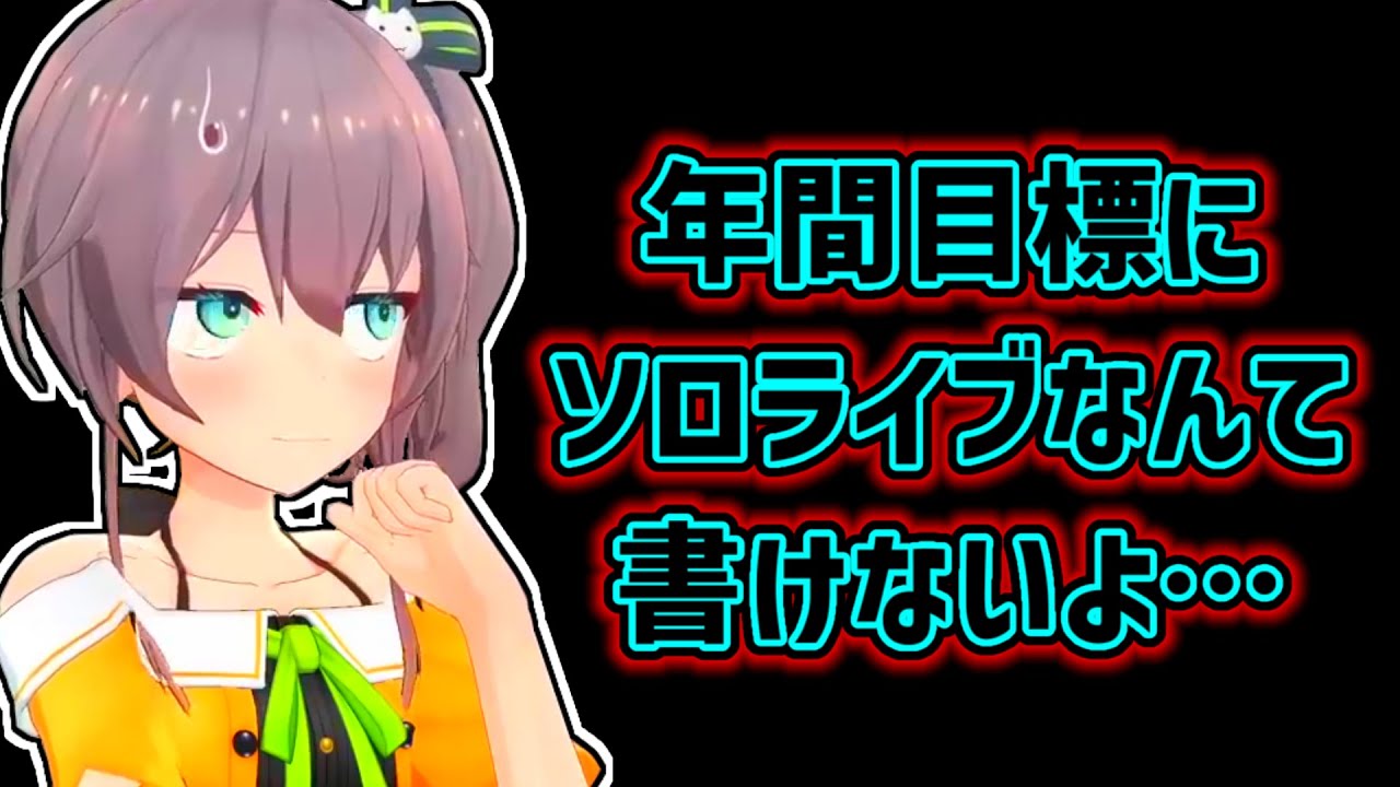 【夏色まつり】ソロライブを年間目標に書けない理由を話すまつり【ホロライブ切り抜き】