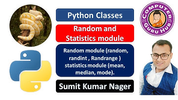 Python Random Module | Python Statistics Module | Python Practical Example