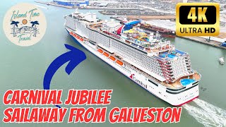 MUST SEE: Unbelievable New 4K Drone Footage Of The Carnival Jubilee Leaving Galveston | Thx For 20K