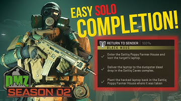 EASY Solo Return To Sender Completion for Black Mous | Call of Duty Warzone 2.0 DMZ Season 2