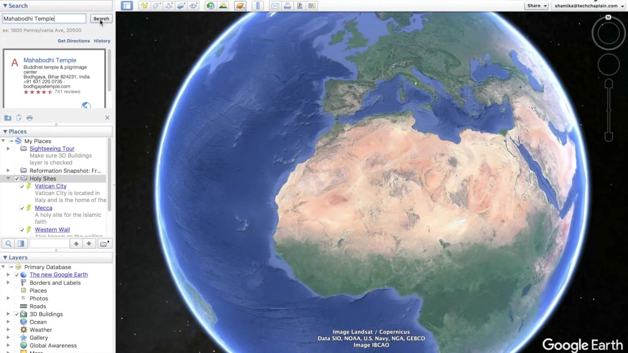 what is a google earth tour