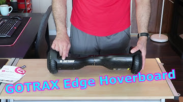 GOTRAX Edge Hoverboard Unboxing charging & 1st test