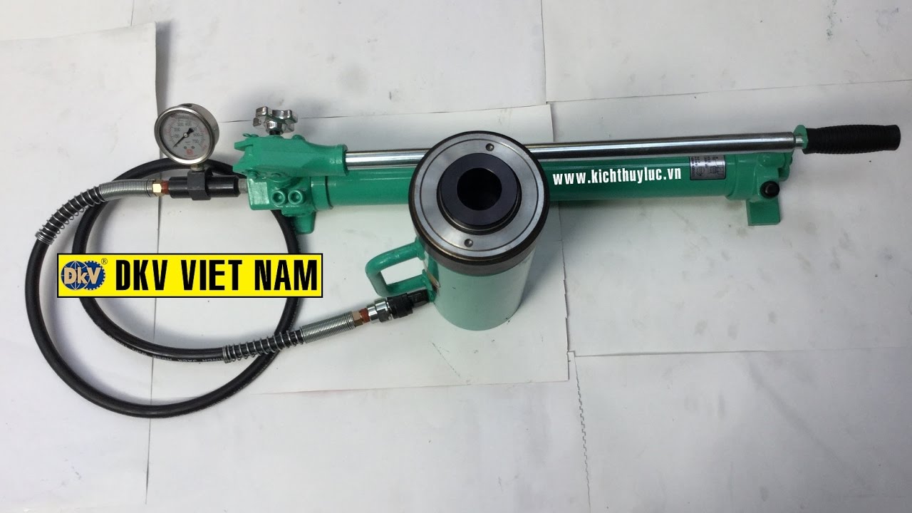[DKV.VN] BỘ KÍCH THỦY LỰC RỖNG TÂM OSAKA | OSAKA HOLLOW HYDRAULIC JACK SET