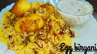 Egg biryani || easy anda dum biryani || egg biryani recipe