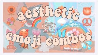 AESTHETIC EMOJI COMBOS #3
