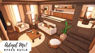 Cozy Brown Tiny Home Speed Build 🤎 Roblox Adopt Me!