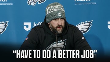 Nick Sirianni On Loss to Chicago Bears