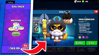 ODİN CORDELİUS KOSTÜMÜ İÇİN ÖZEL TEKLİFİ SATIN ALDIM !! BRAWL STARS