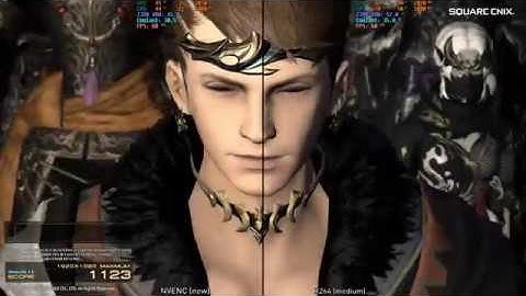 OBS NVENC (Turing) vs X264 Medium Side by Side Comparison Using the FF XIV Benchmark