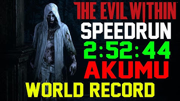 The Evil Within AKUMU Speedrun in 2:52:44 (No DLC Pack) World Record