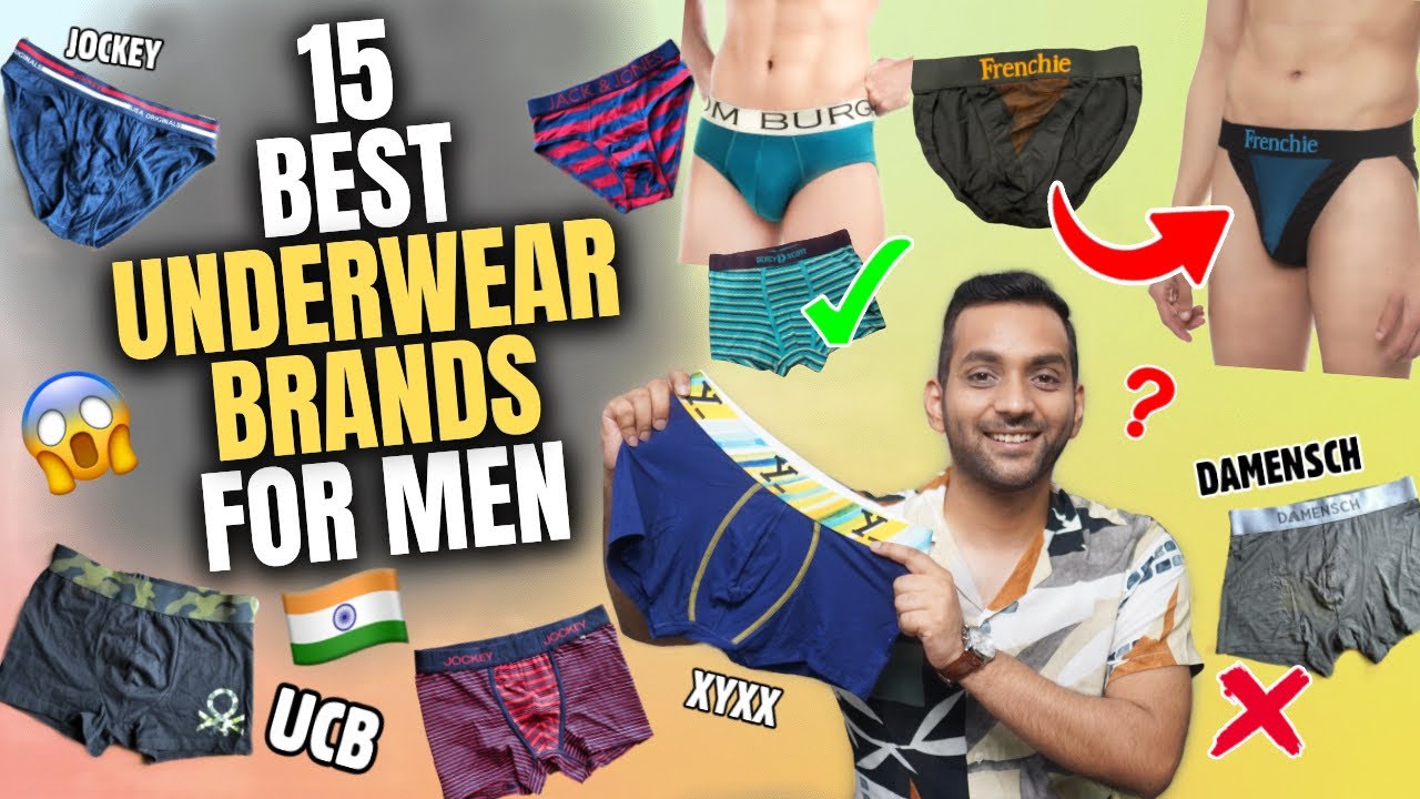 credit Helderheid Willen BEST UNDERWEAR BRANDS FOR MEN IN INDIA 2022 | Men's Underwear Guide | WORST  TO BEST UNDERWEAR BRANDS - YouTube