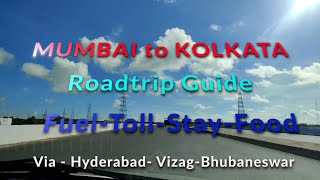 MUMBAI TO KOLKATA Road Trip| Travel Guide & Budget| Wandering Bongs