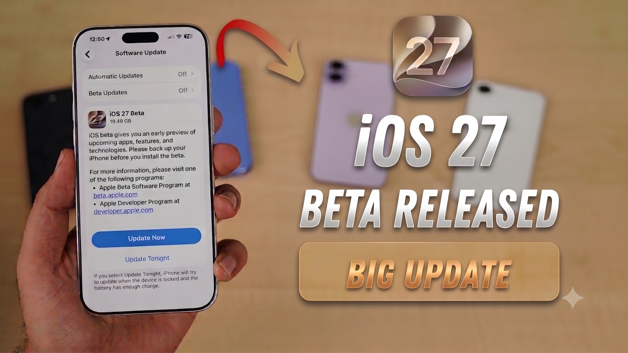 iOS 27 Beta 1 | What's New? Big Features