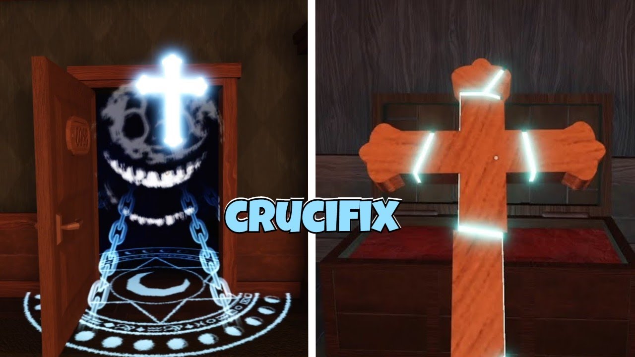 Using the Crucifix Against Ambush in ROBLOX DOORS 