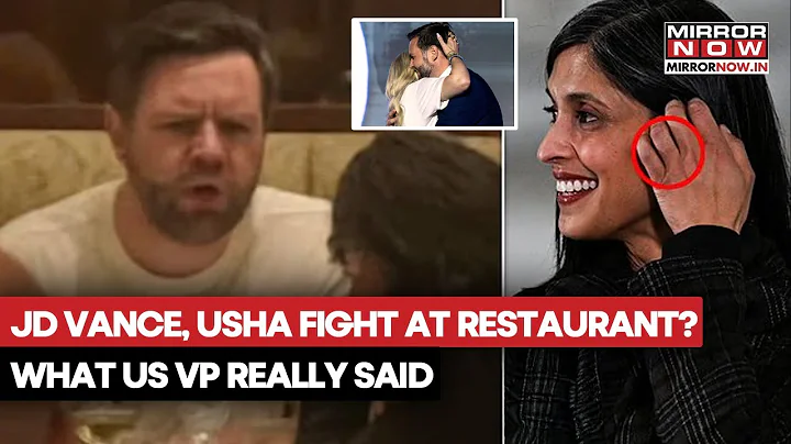 JD Vance, Usha Publicly Fought At Restaurant? What Has US Vice President Really Said? | Watch