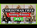 Christmas Decorations 2021 / How To Add Ribbon To Your Tree ( Must Watch Before Decorating )