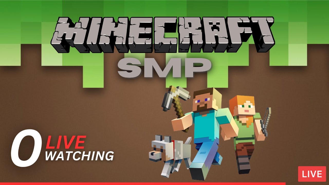 MINECRAFT PUBLIC SMP LIVE !!! Target for 1 Watching [ Minecraft ] - YouTube