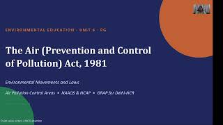 The Air (Prevention and Control of Pollution) Act, 1981 screenshot 2