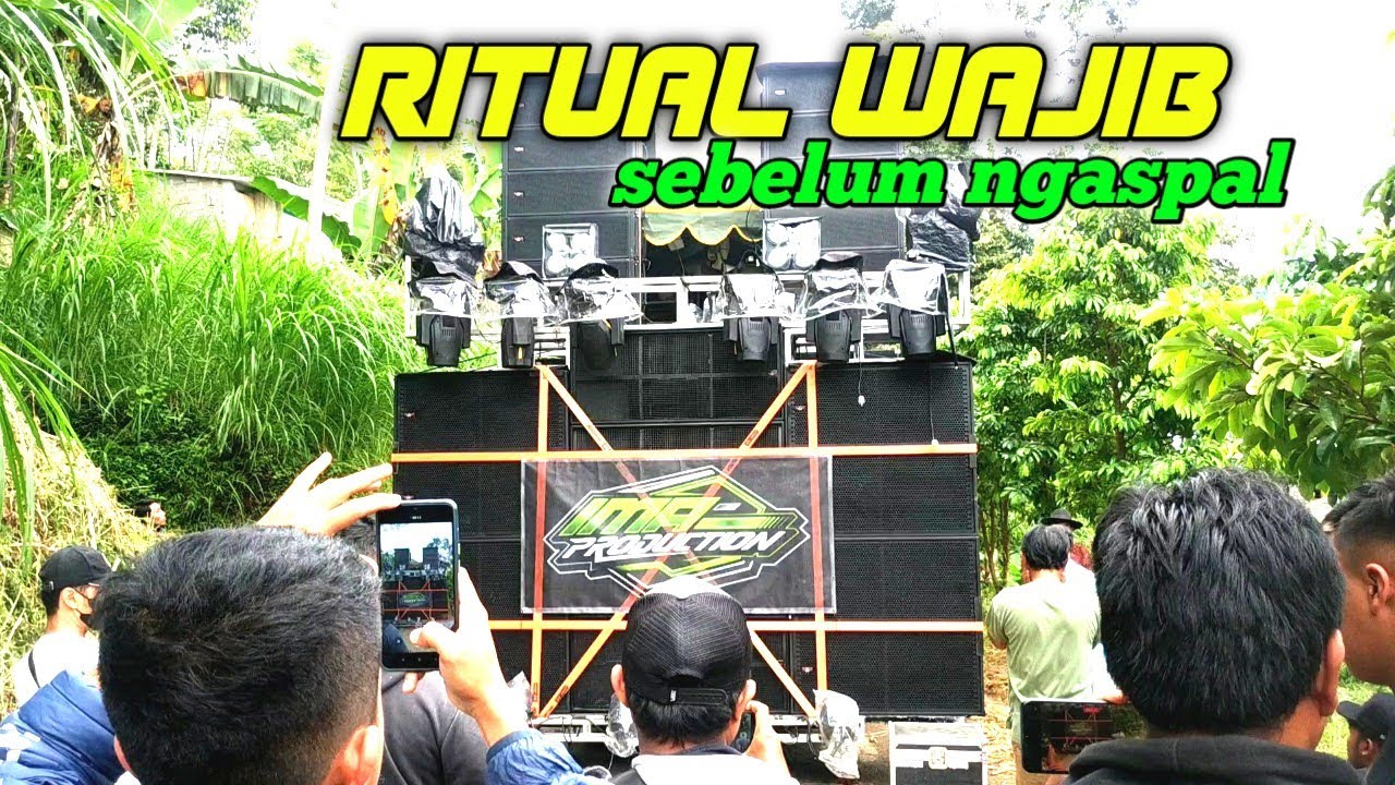 karnaval ngantang hari ini.. IMA Productions cek sound dulu sebelum ngaspal di karnaval ngantang.