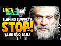 Overwatch Coaching - Tanks STOP Blaming Supports!! (How NOT to Throw!!) [OverAnalzyed]