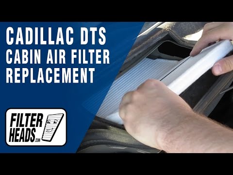 How to Replace Cabin Air Filter Cadillac DTS 2006-2011