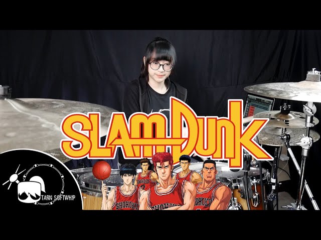 Slamdunk Opening - Kimi ga suki da to sakebitai Drum Cover By Tarn Softwhip class=