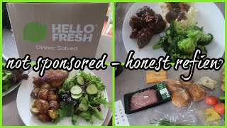 HELLO FRESH REVIEW  NOT SPONSORED  HONEST  THE GOOD AND THE BAD