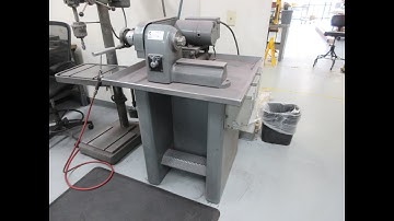 Hardinge HSL-59 Speed Lathe with Lever Collet Closer and Base