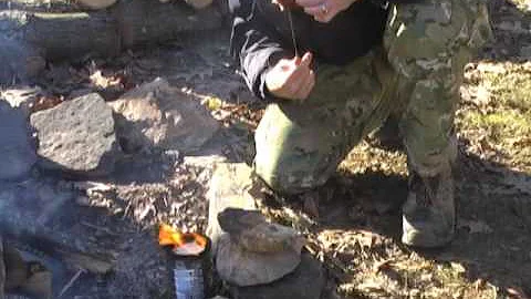 E2E Poorman's Lantern or Stove - Wilderness Survival