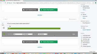 Logics in Qualtrics