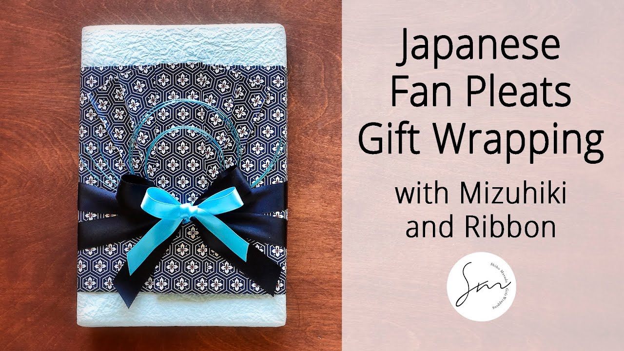 Beginners Guide to the Japanese Pleats Gift Wrapping #giftwrappinglessons  #shihomasuda 