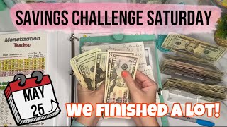 Savings Challenge Saturday | How many did we Finish?!