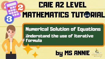 [MATH] Pure Math 3 | Iterative Formula | Numerical Solution of Equation | Part 1