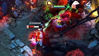Pudge teleported an enemy hero