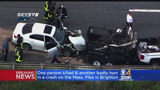 1 Killed, 1 In Critical Condition After Mass. Pike Crash