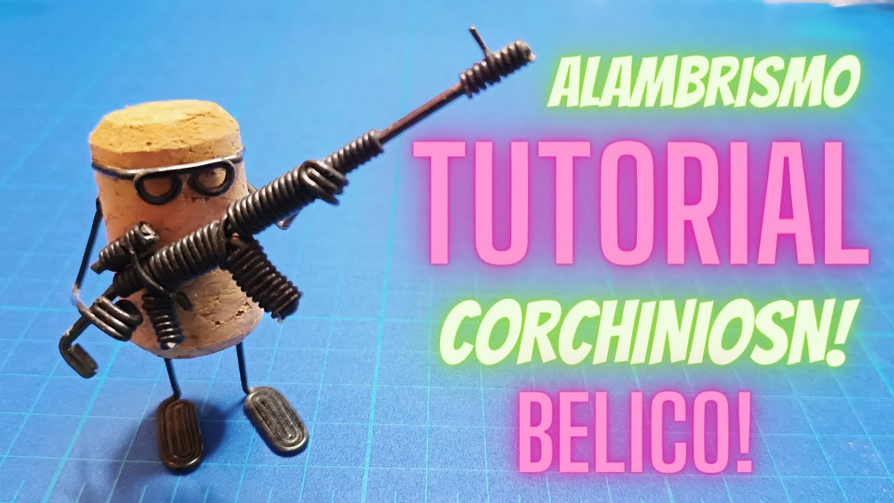 figuras de alambre , tutorial ,fusil de asalto