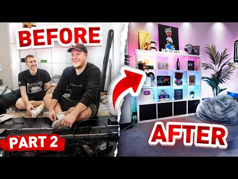 BUILDING Miniminter's NEW SETUP 2022 (PART 2)