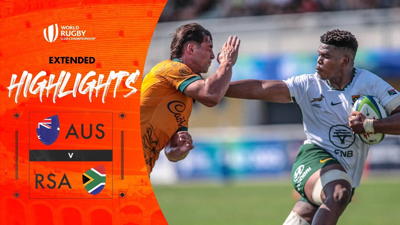 Boks DOMINATE | South Africa v Australia | World Rugby U20 Championship ...