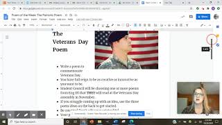 Veterans Day Poem Post