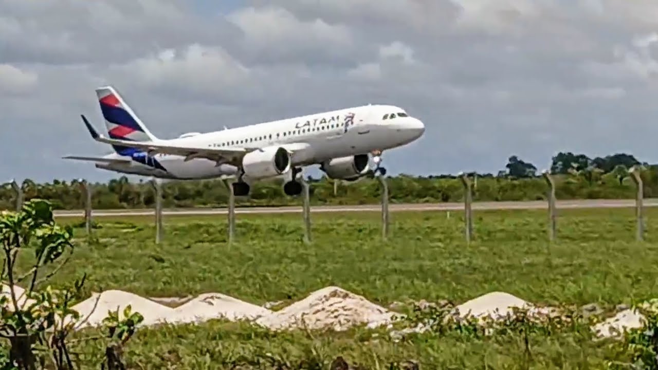 Latam Airlines  Airbus A320-A20 Pousando no Aeroporto de Parnaíba Pi 19/02/2026.