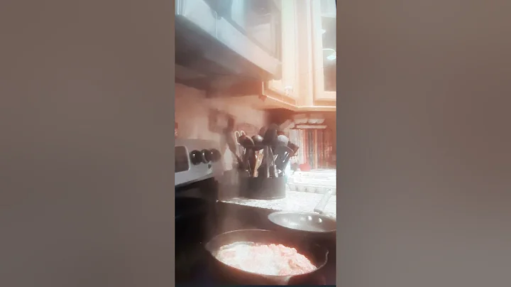 Tony doing a cooking show while Pam was out of town
