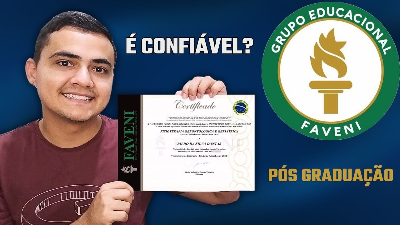 Faveni EAD Pós graduação vale apena? É confiável? - YouTube