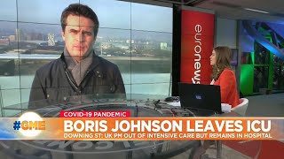 Coronavirus: Boris Johnson out of intensive care but remains in hospital