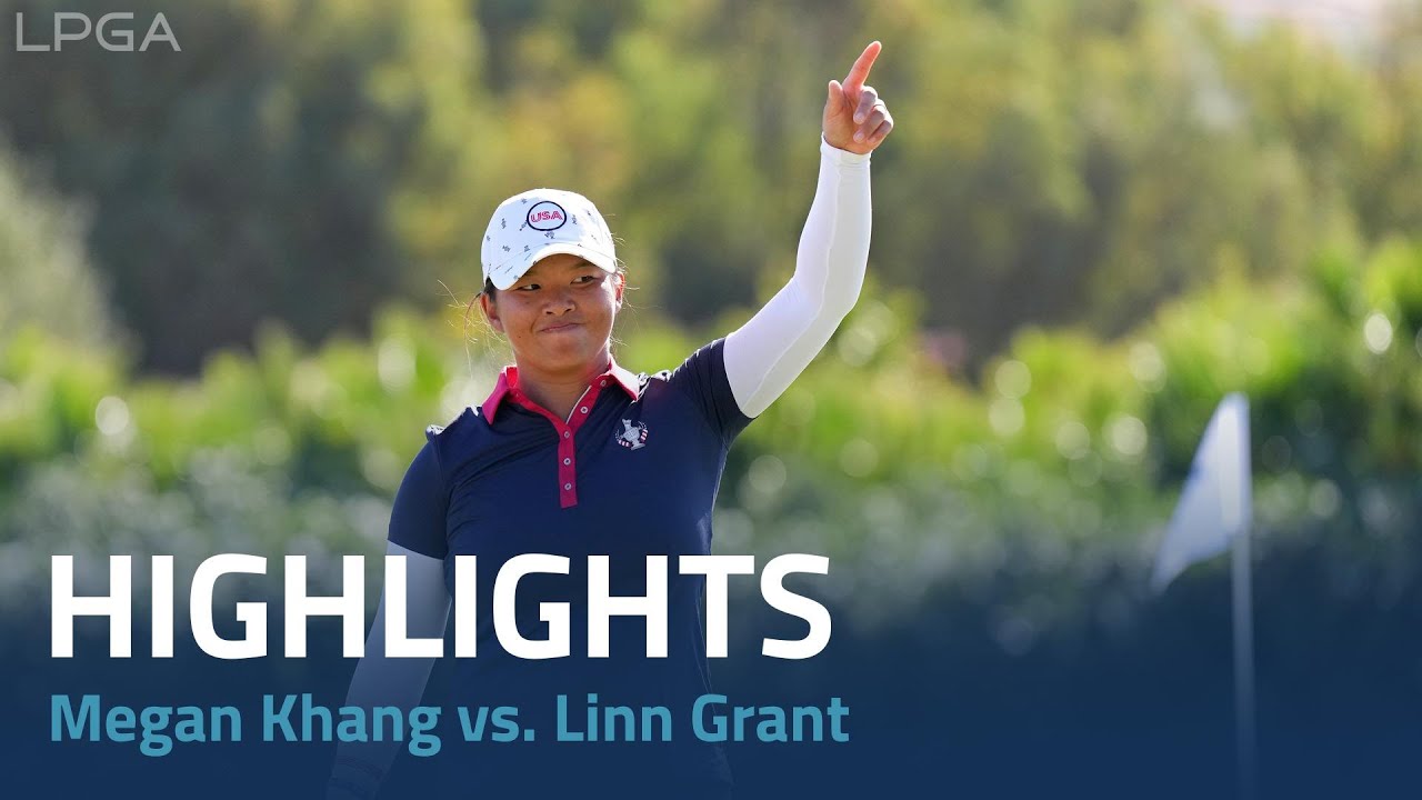 Solheim Cup Highlights | Megan Khang vs. Linn Grant