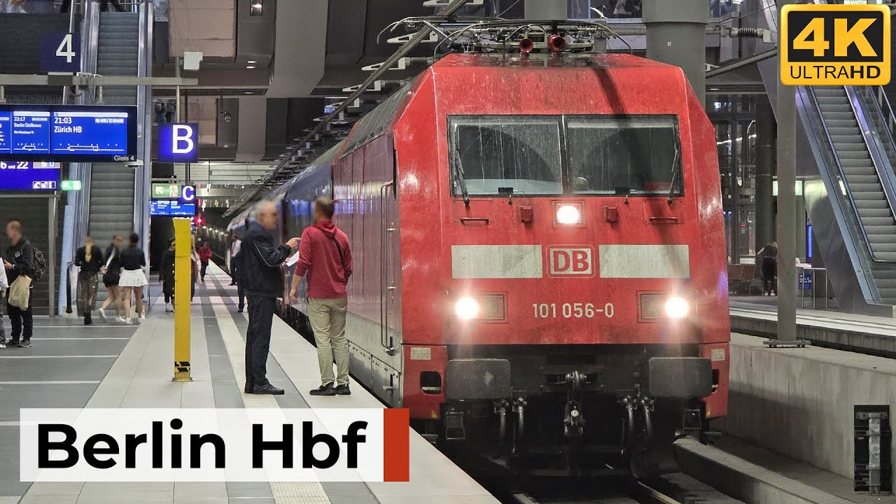 Berlin Hbf 12.07.2025 - Nachtverkehr mit EuroNight, Nightjet & ICE am Hauptbahnhof