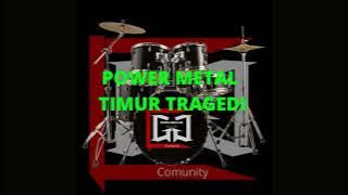 DRUMLES Power Metal - Timur Tragedi ( POP / SKA / METAL / GHOTIK COVER )